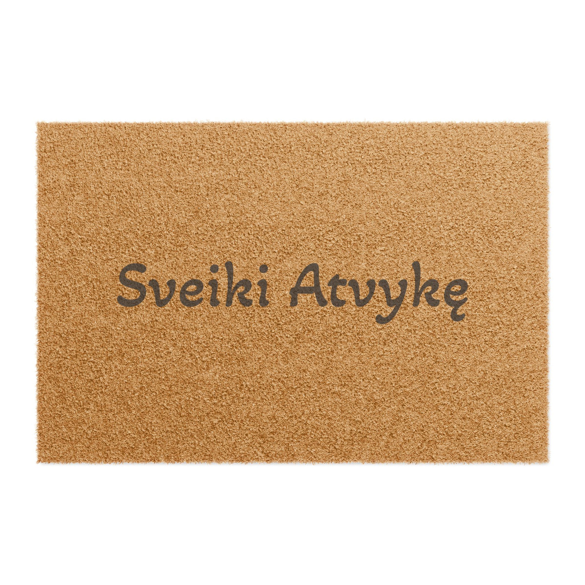 Lithuania Center of It All Welcome Doormat | Lithuania Coir Front Door Mat