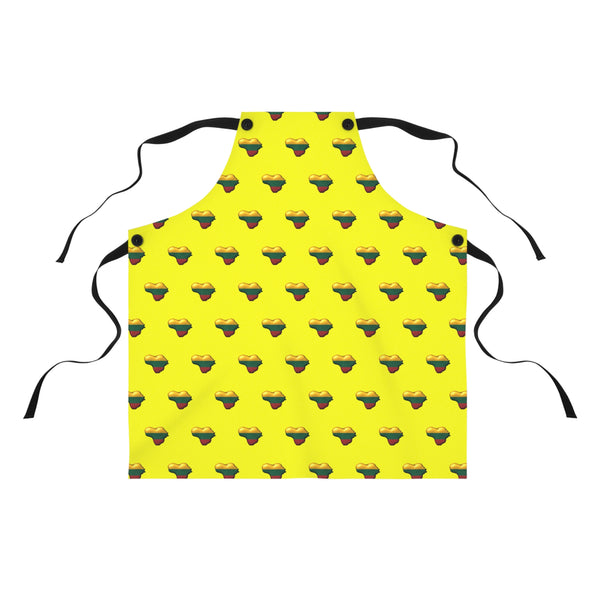 Heart of Lithuania Kitchen Apron, Style 2 | Lithuania Cooking & Grilling Apron