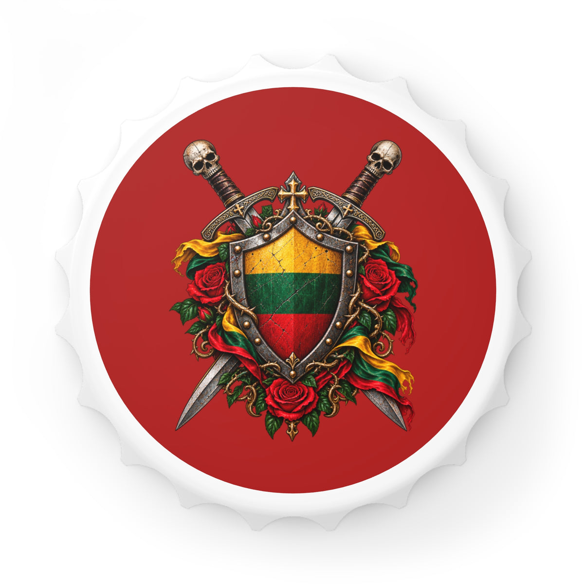 Lithuanian Crest Bottle Opener