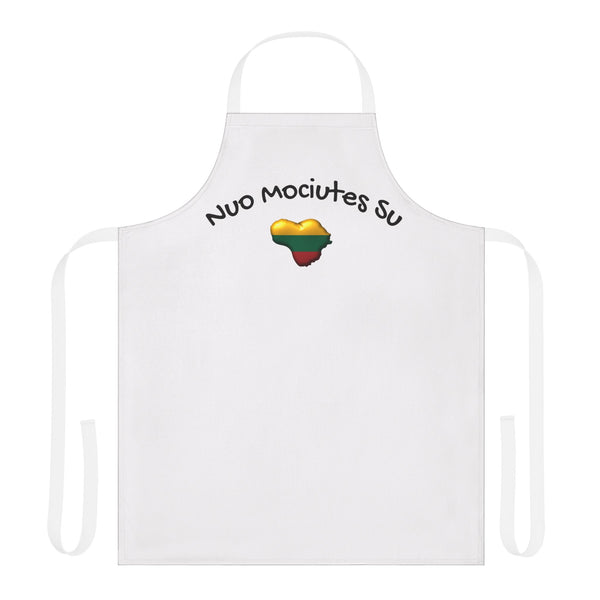 Heart of Lithuania Kitchen Apron | Lithuania Heart Cooking Apron
