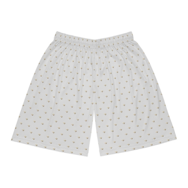 Skull of Lithuania Basketball Shorts | Lithuania Fan All-Over Print Shorts