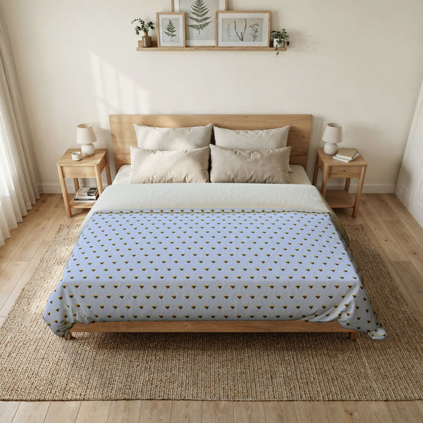 Heart of Lithuania Cotton Duvet Cover, Design 6 | Lithuania Bedding
