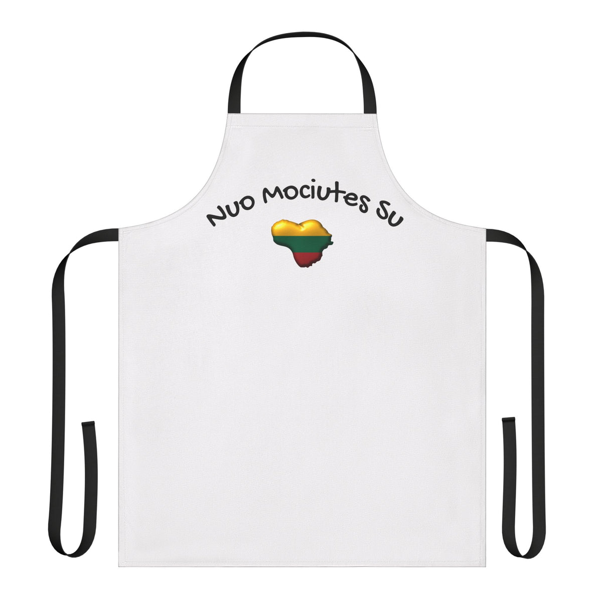 Heart of Lithuania Kitchen Apron | Lithuania Heart Cooking Apron