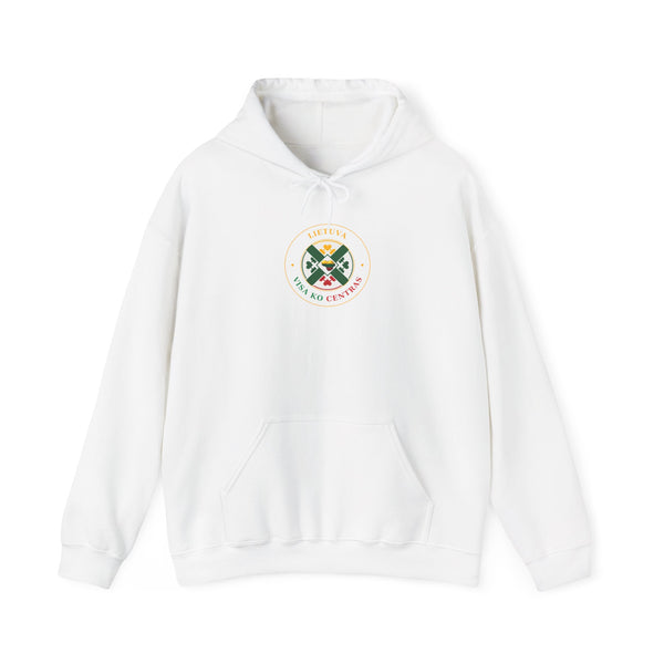 Unisex Heavy Blend™ Hooded Sweatshirt. Lithuanian Center of it All Lithuanian Language