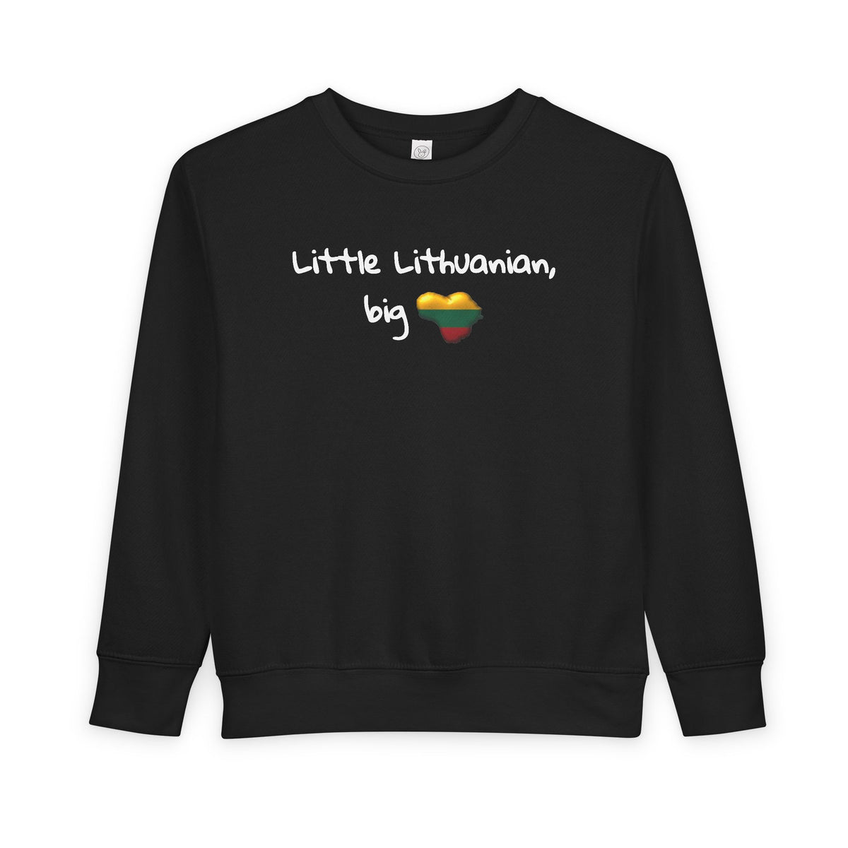 Heart of Lithuania Toddler Sweatshirt, Design 2