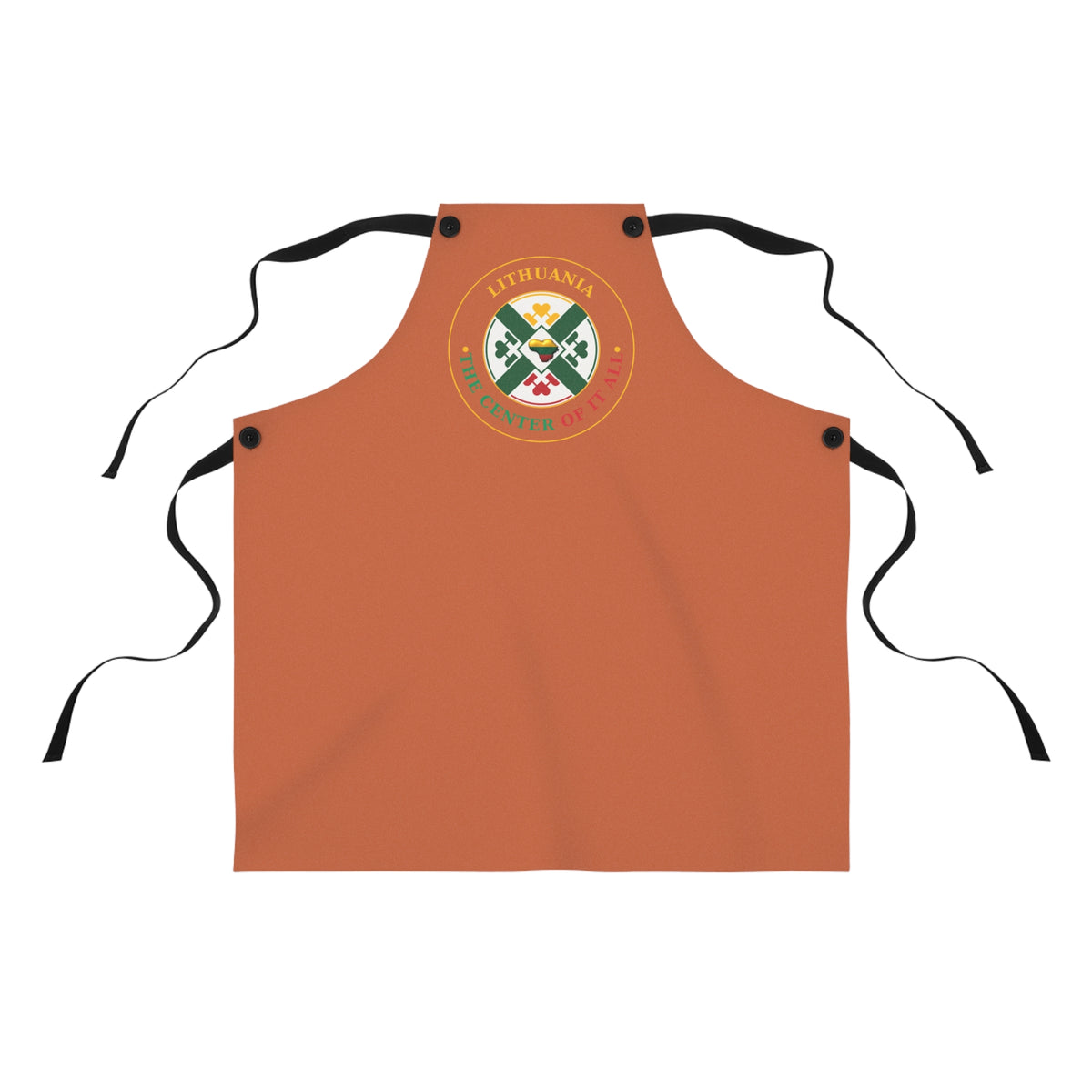 Lithuania the Center of it All, Apron, Terracotta