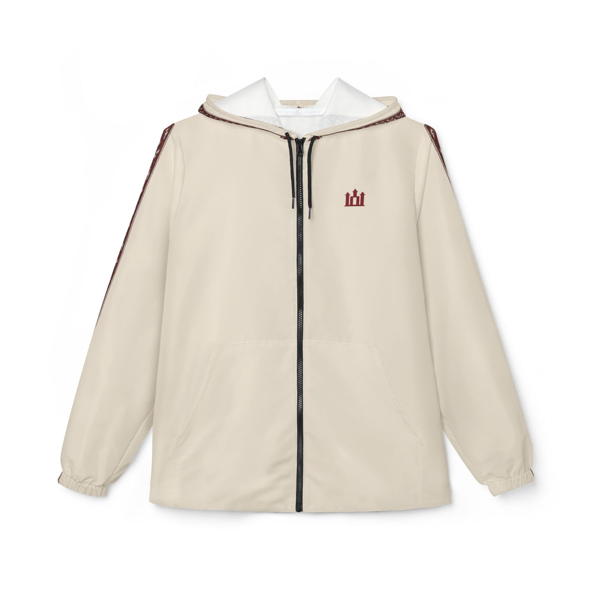 Natural Linen Windbreaker Jacket