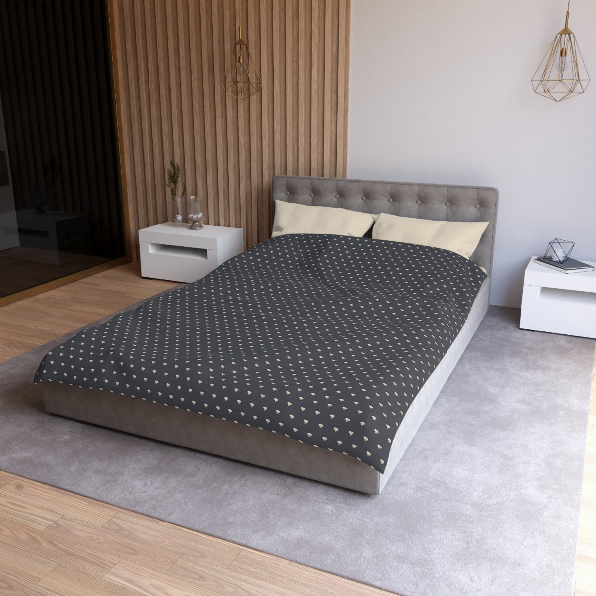 Skull of Lithuania Microfiber Duvet Cover | Lithuania Bedding