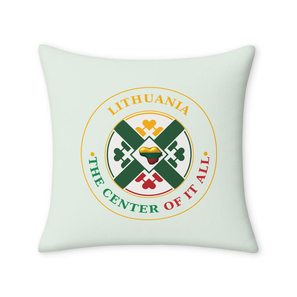 Throw Pillow Case, Center of it All  English