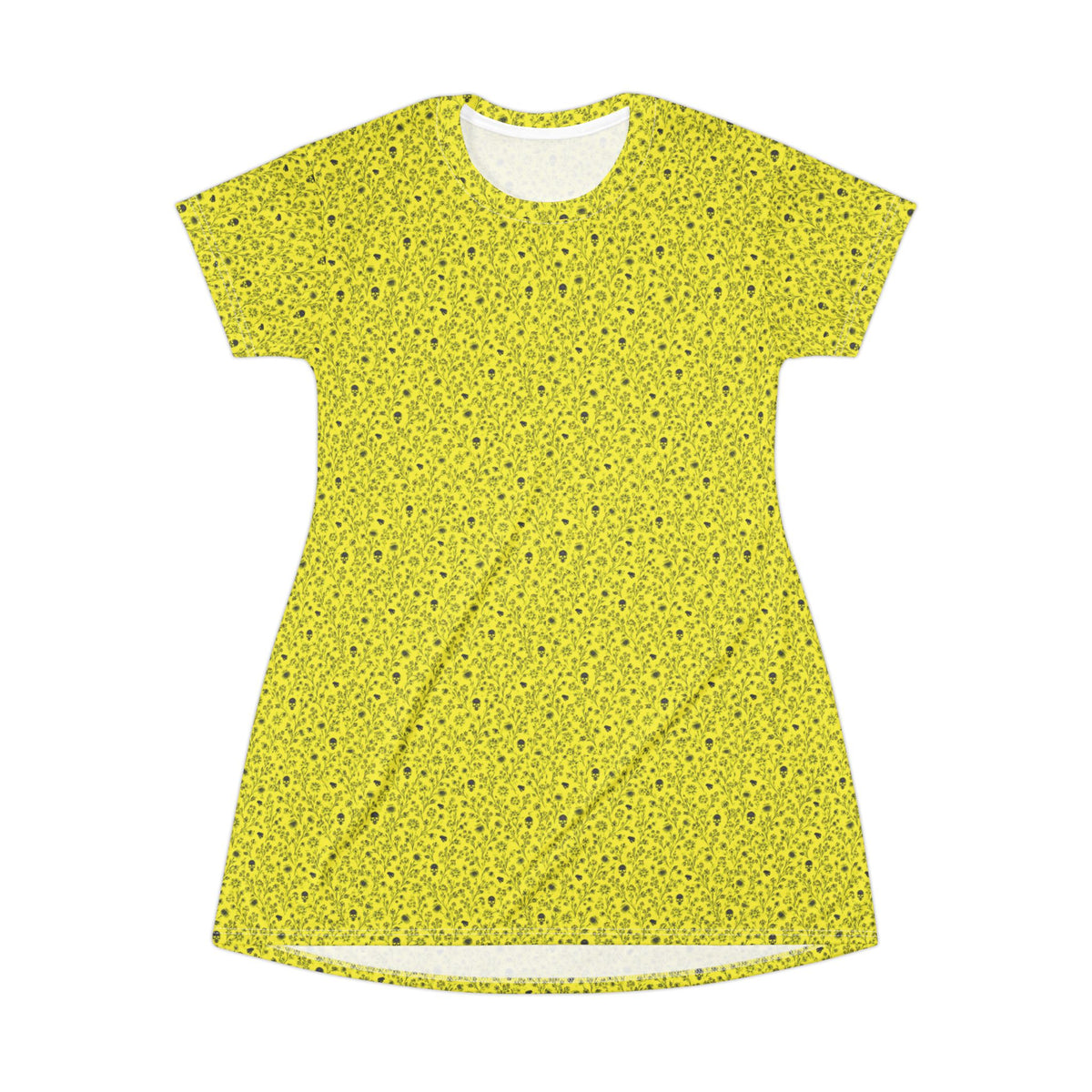 Lime Speckled T-Shirt Dress