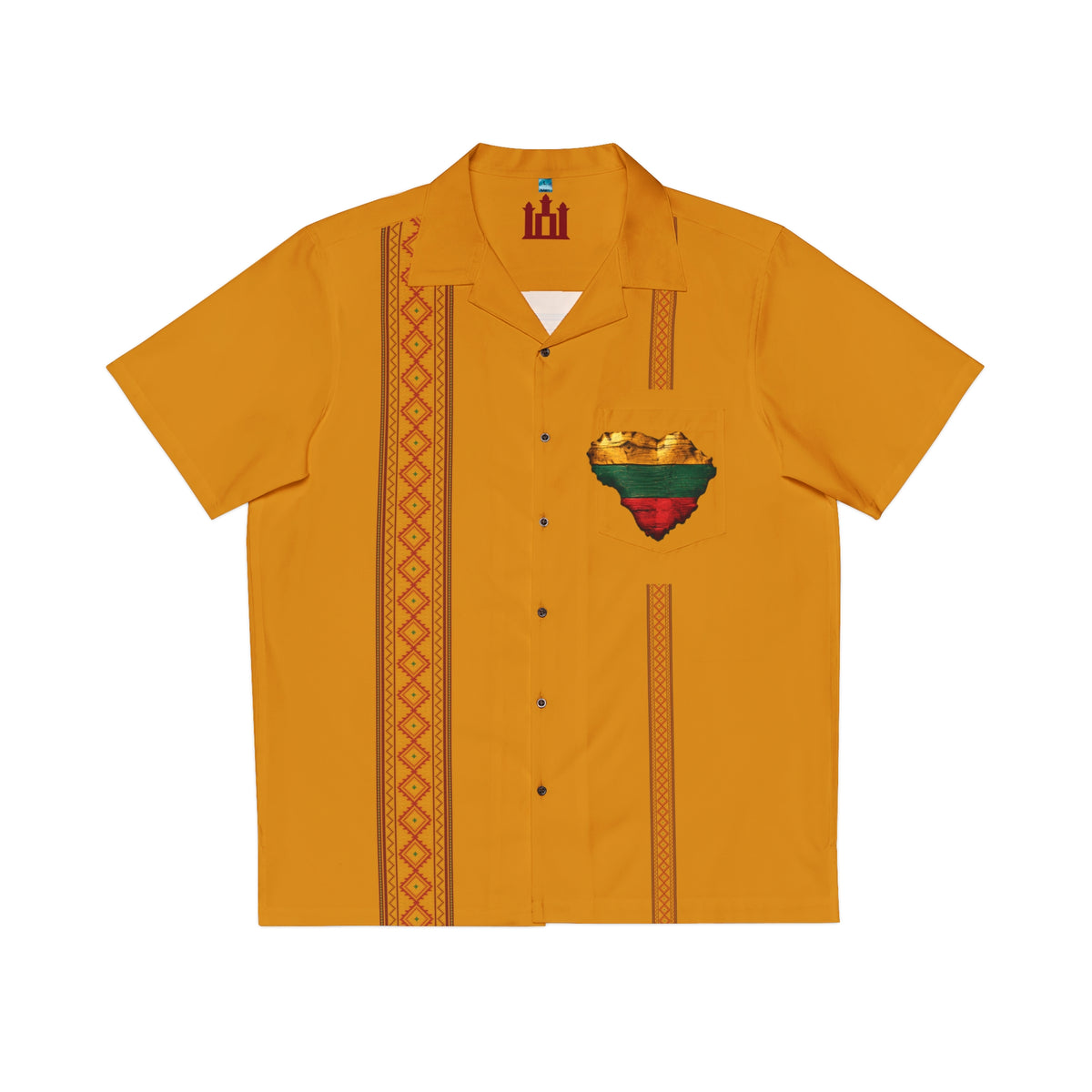 Amber Men's Hawaiian Shirt
