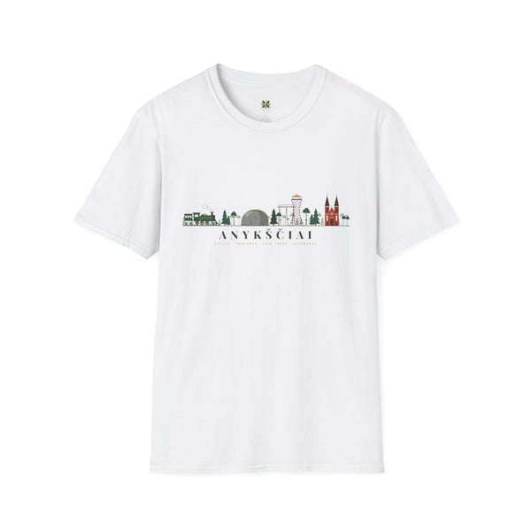 Lithuania Center of It All Unisex Softstyle T-Shirt, Style 2 | Classic Lithuania Tee