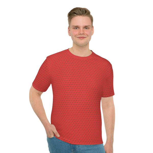 Heart of Lithuania Men's All-Over Print T-Shirt, Style 2 | Lithuanian Flag Heart Tee