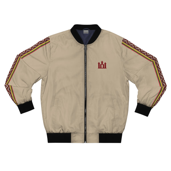 Warm Sand Men's Bomber Jacket Lithuanian Bold