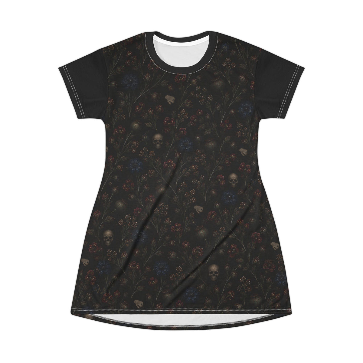 Skull of Lithuania T-Shirt Dress