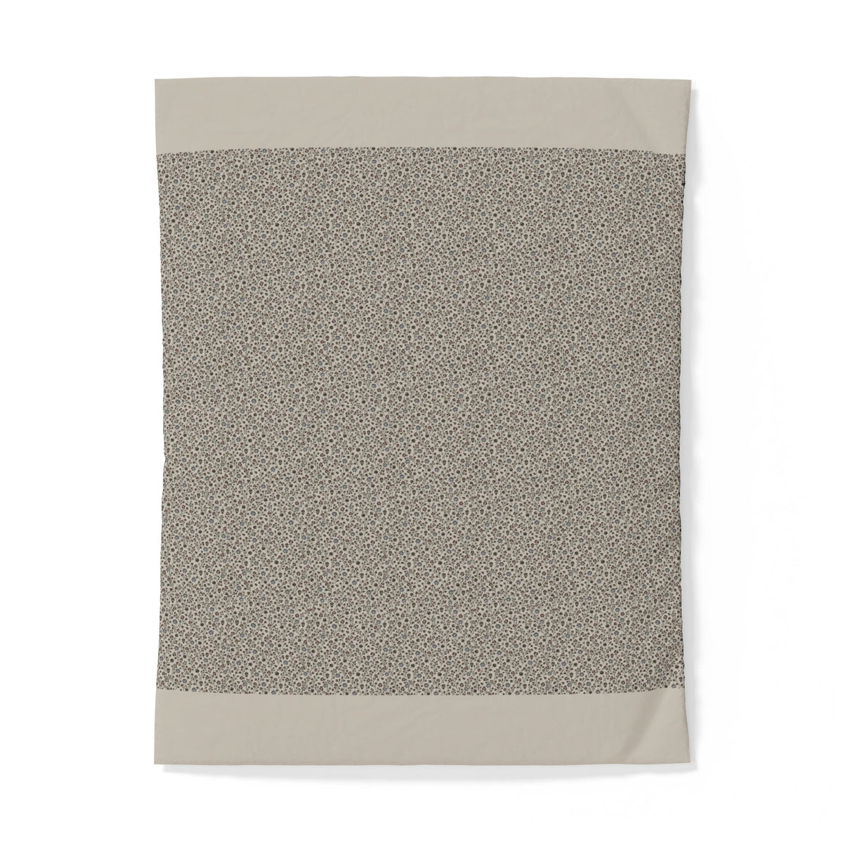 Greige Speckled Cotton Duvet Cover