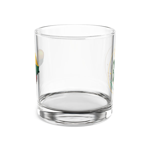 Lithuania Center of It All Rocks Glass 10 oz, Design 4 | Lithuania Whiskey & Cocktail Glass