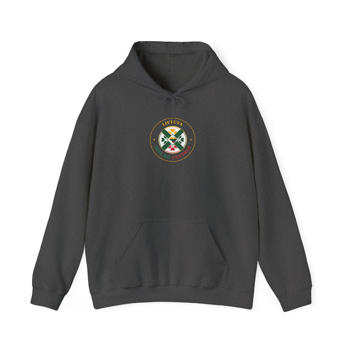 Lithuania Center of It All Hoodie, Lithuanian Language