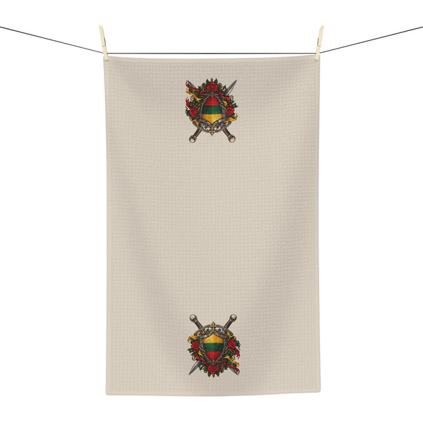 Lithuanian Crest Microfiber Tea Towel