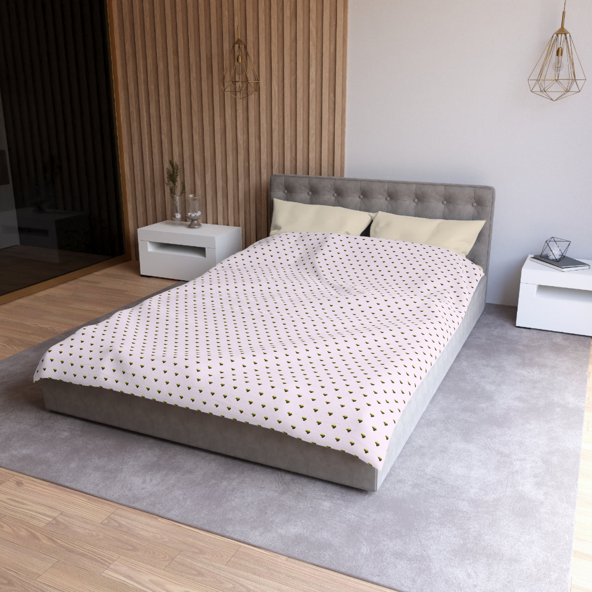 Heart of Lithuania Microfiber Duvet Cover, Design 5