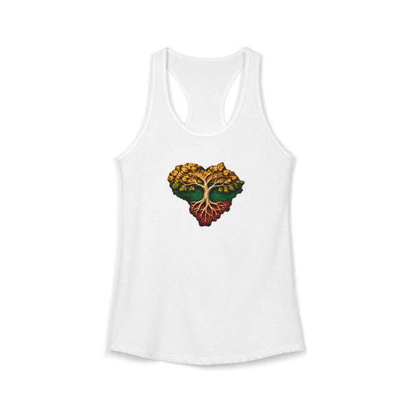 Lithuanian Heart Design Women's Ideal Racerback Tank