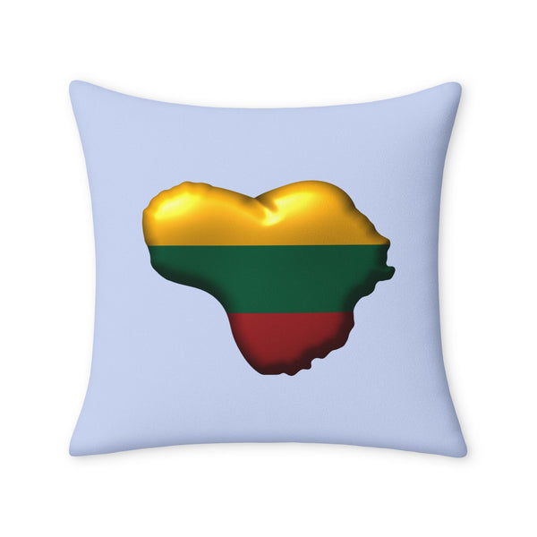 Throw Pillow Case, Center of it All Lithuanian