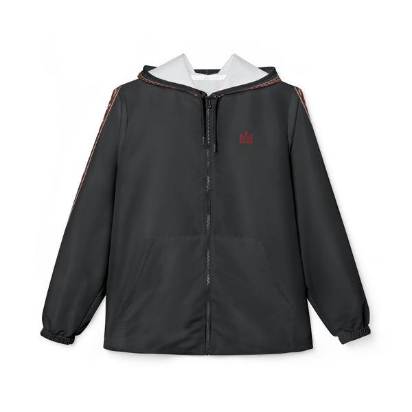 Midnight Black Windbreaker Jacket