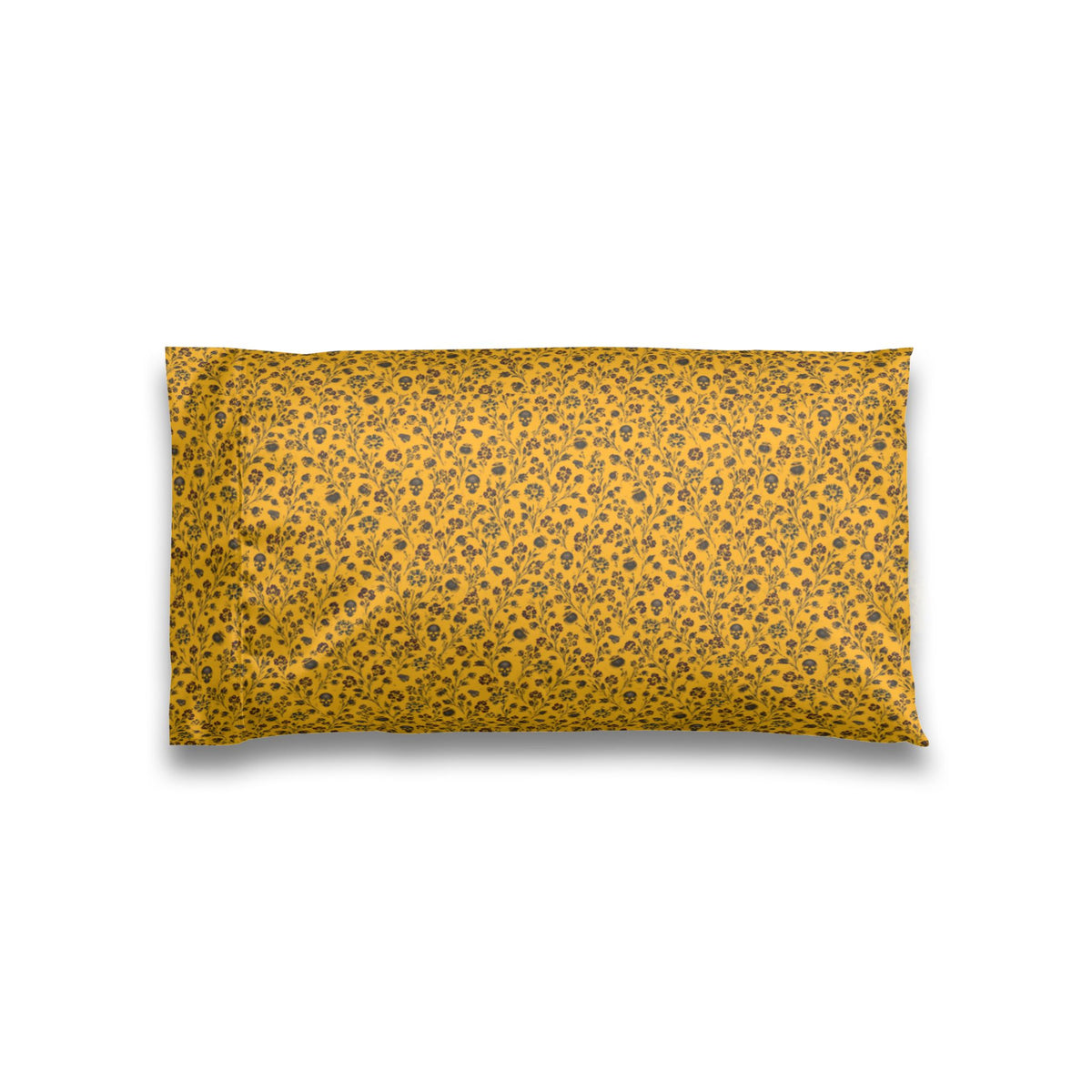 Flag Yellow Print Satin Pillowcase