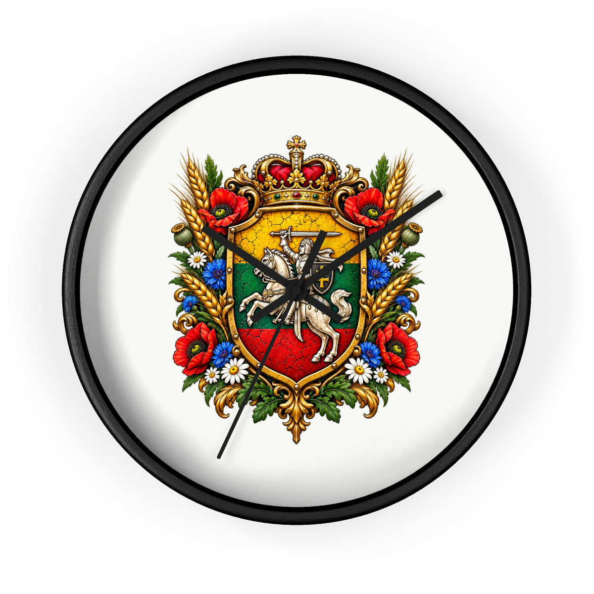 Lithuanian Royal Crest Wall Clock
