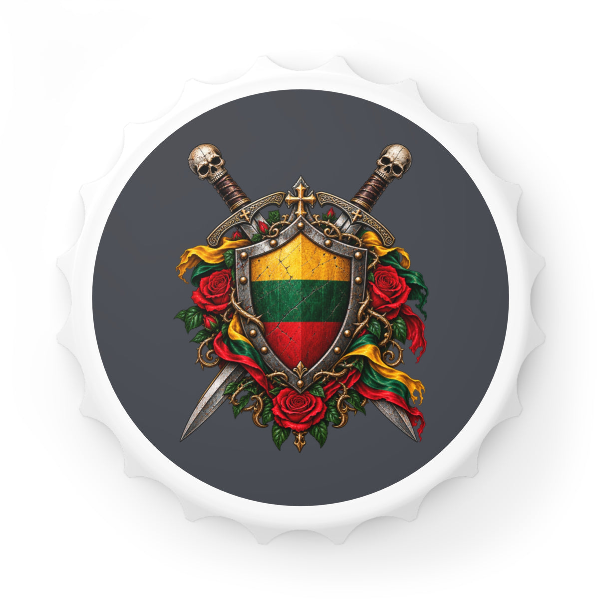 Lithuanian Crest Bottle Opener