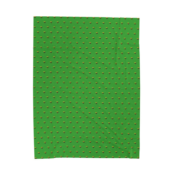 Heart of Lithuania Velveteen Plush Blanket | Soft Lithuania Throw