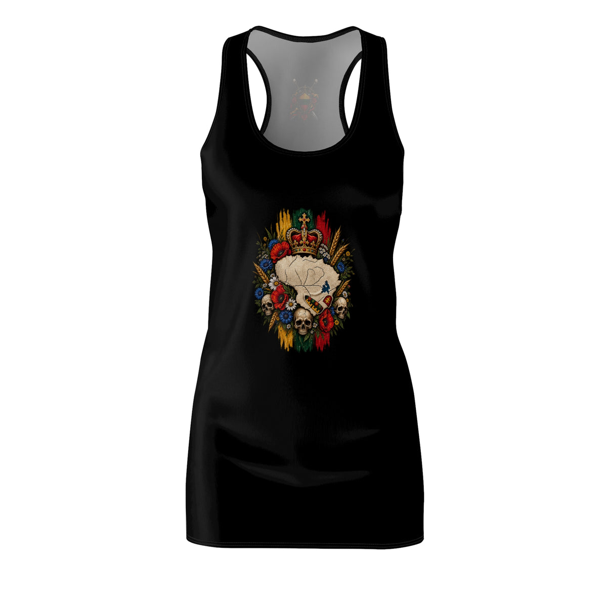 Women's Cut & Sew Racerback Dress (AOP)