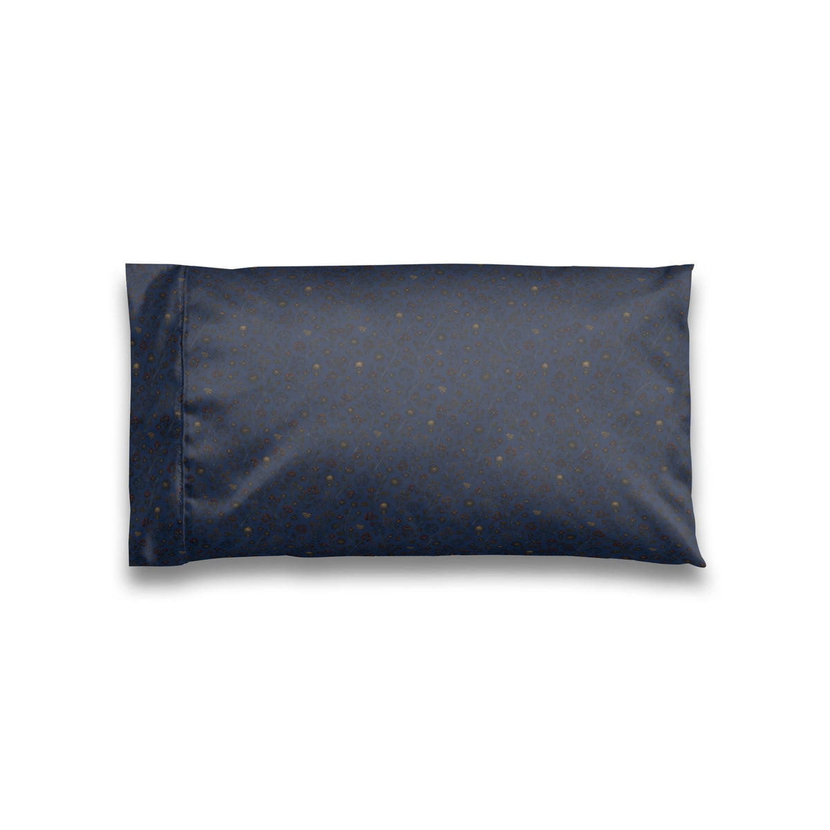 Navy Blue Satin Pillowcase