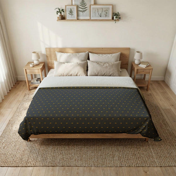 Heart of Lithuania Cotton Duvet Cover, Design 2 | Lithuania Bedding