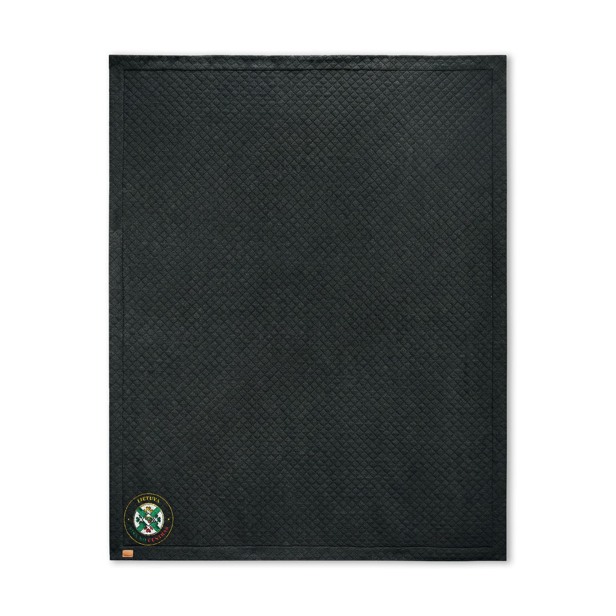 Lithuania Center of It All Embroidered Diamond Quilt Blanket, Design 4 | Lithuania Quilted Throw