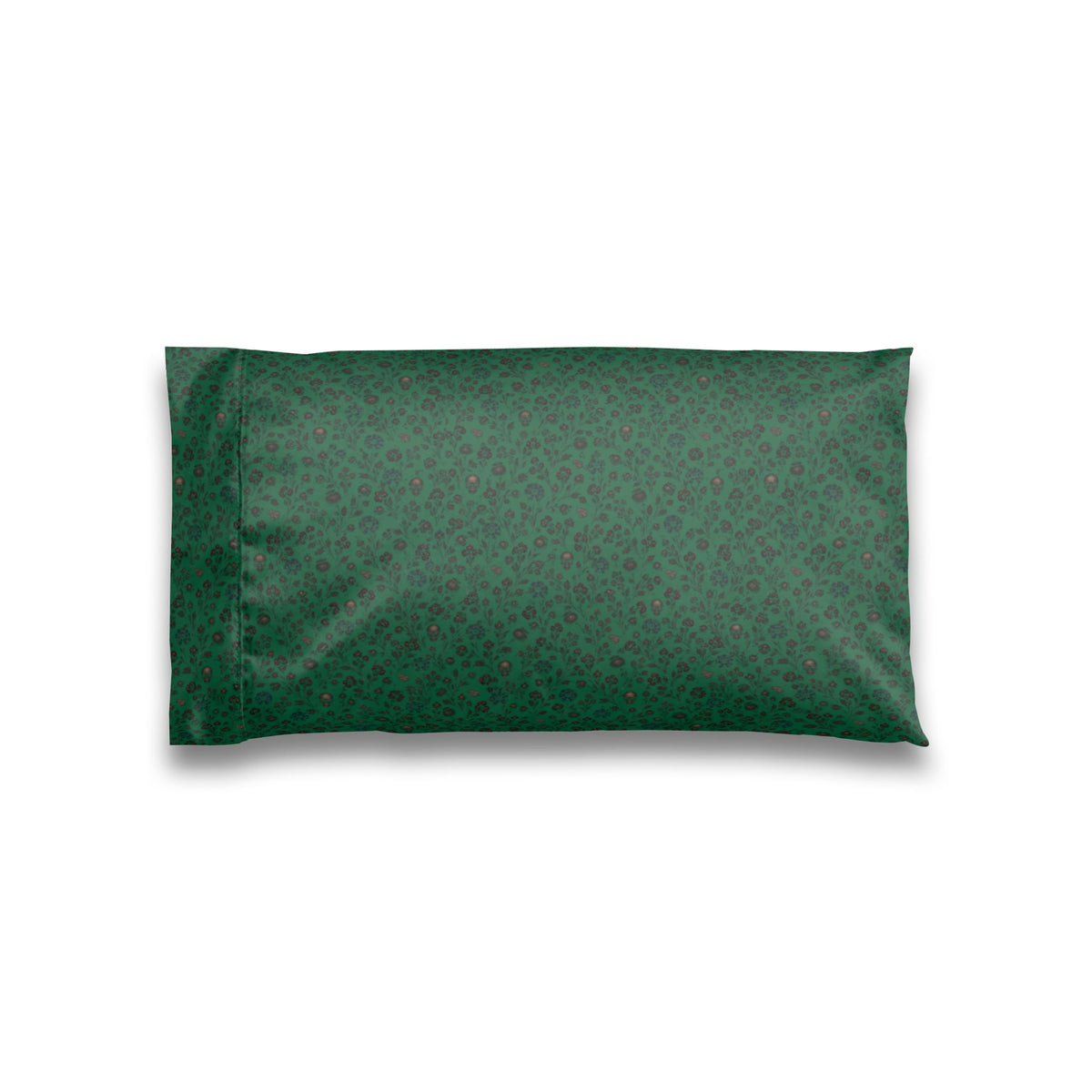 Lithuanian Flag Green Satin Pillowcase – Elegant Luxury Bedding